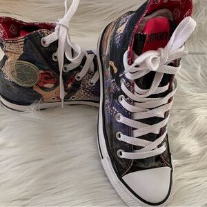 CONVERSE Chuck Taylor “CATWOMAN” high top sneakers size 6 Preloved cond.